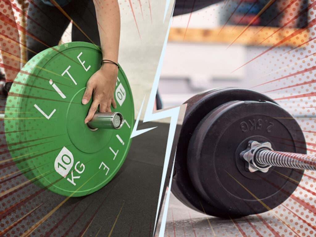 Bumper Plate vs Rubber Plate